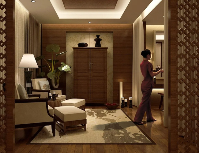 成都成华区春纤阁养生会馆spa馆环境展示二